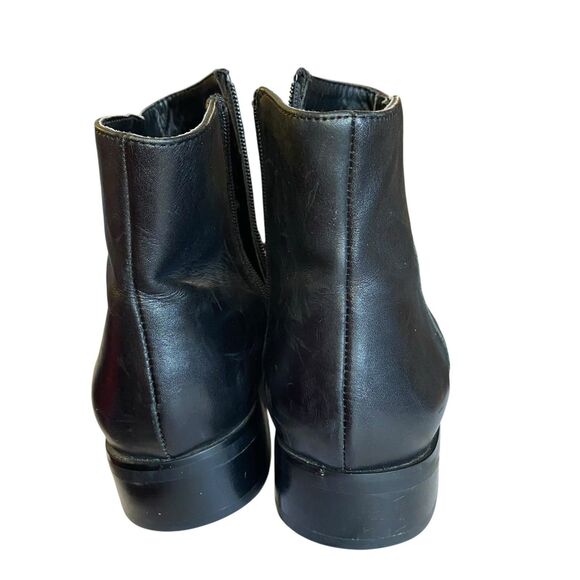 Catherine Malandrino Leather Boots for Women for sale | eBay Catherine Malandrino Black Leather “Mesta” Studded Booties Side Zip Women’s Sz 9